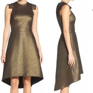 Halston Gold Dress